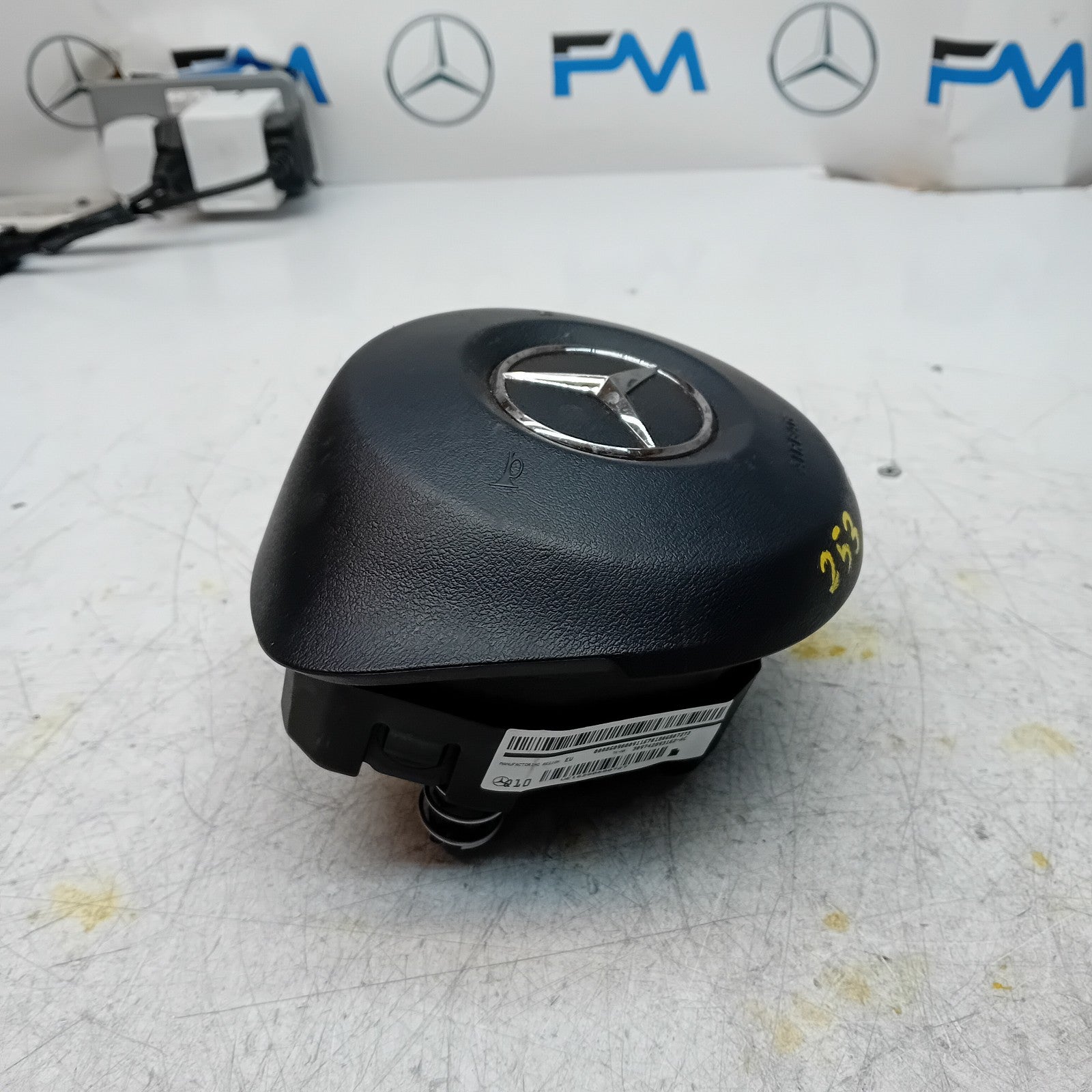 MERCEDES BENZ GLC W253 STEERING WHEEL AIRBAG DRIVER OS RIGHT Q10 FM001488