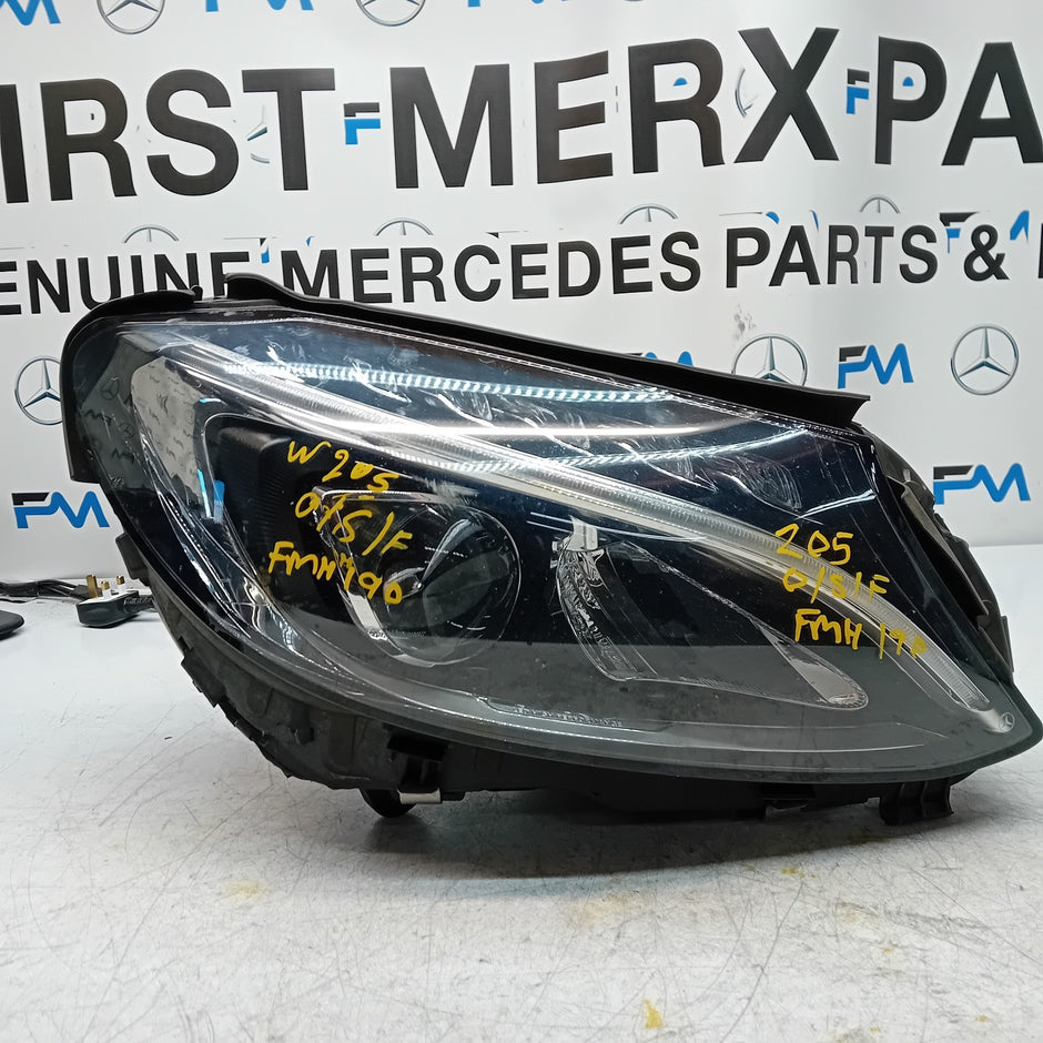 MERCEDES C-CLASS W205 DRIVER  HIGH PERFORM HEADLIGHT A2059062804 20l4 FMH190