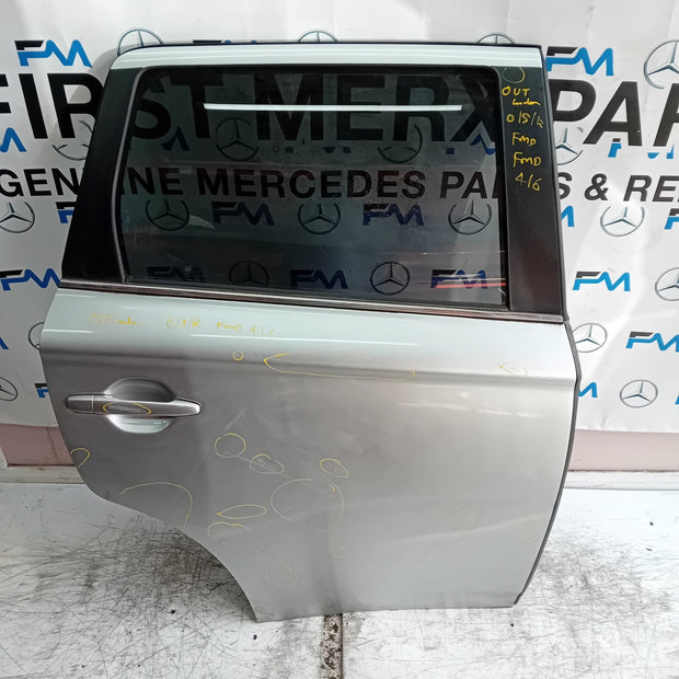 MITSUBISHI OUTLANDER MK3 DRIVER SIDE REAR DOOR OSR 2013 SILVER FMD416