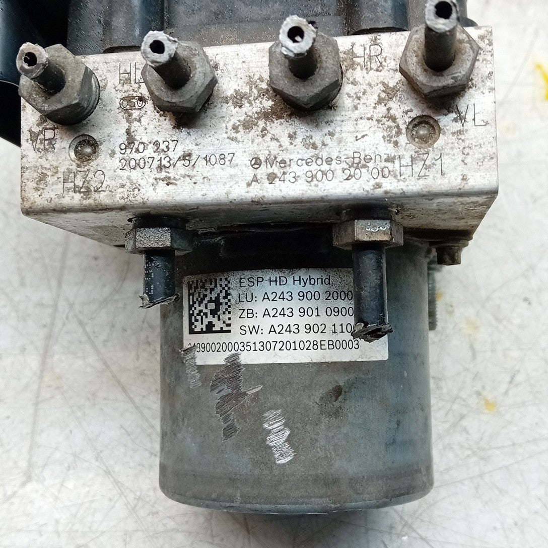 MERCEDES BENZ A-CLASS W177 ABS PUMP MODULE CONTROL UNIT A2439002000 FM001340