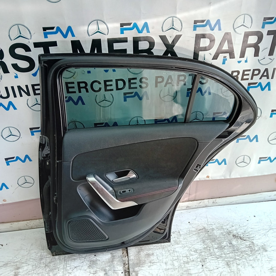 MERCEDES BENZ A-CLASS W177 DRIVER REAR DOOR OSR GREY 2018 ON COMPLETE FMD371