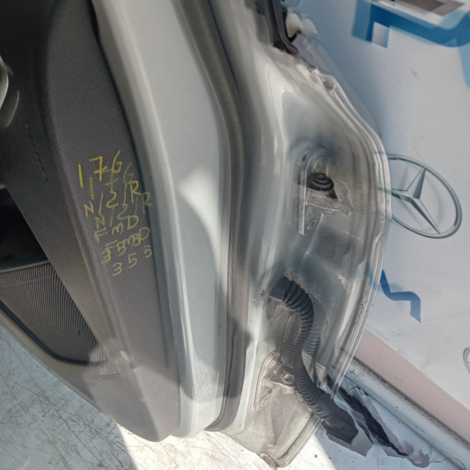 MERCEDES A-CLASS W176 PASSENGER REAR DOOR NSR SILVER 2012-18 COMPLETE FMD353