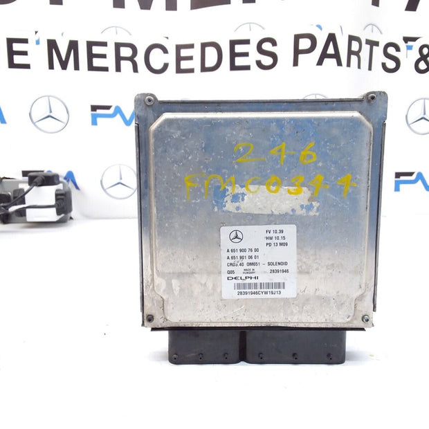 MERCEDES E-CLASS 2012 ENGINE  CONTROL MODULE A6519007600 FM00344