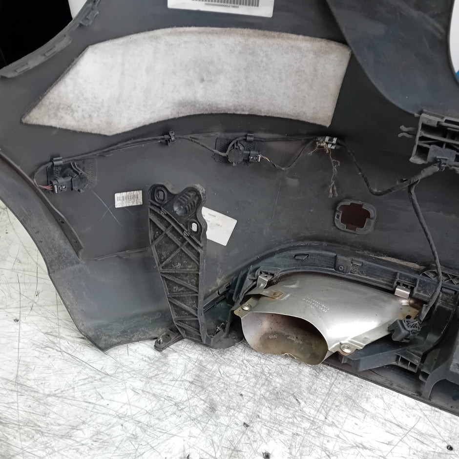 MERCEDES BENZ A-CLASS W176 REAR BUMPER 2012-18 A1768850000 BLACK COMPLETE FMX28