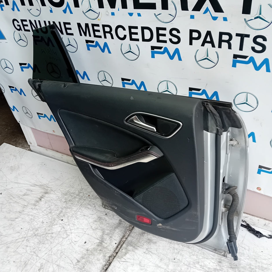 MERCEDES CLA W117 EST PASSENGER REAR DOOR NSR SILVER 2013-19 COMPLETE FMD297