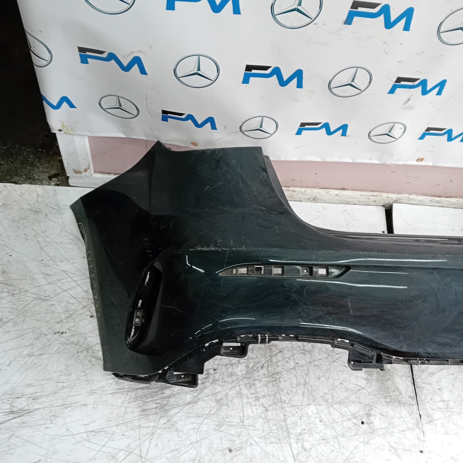 MERCEDES BENZ  A-CLASS W177 REAR BUMPER 2018 A1778851301 BLACK FMX22