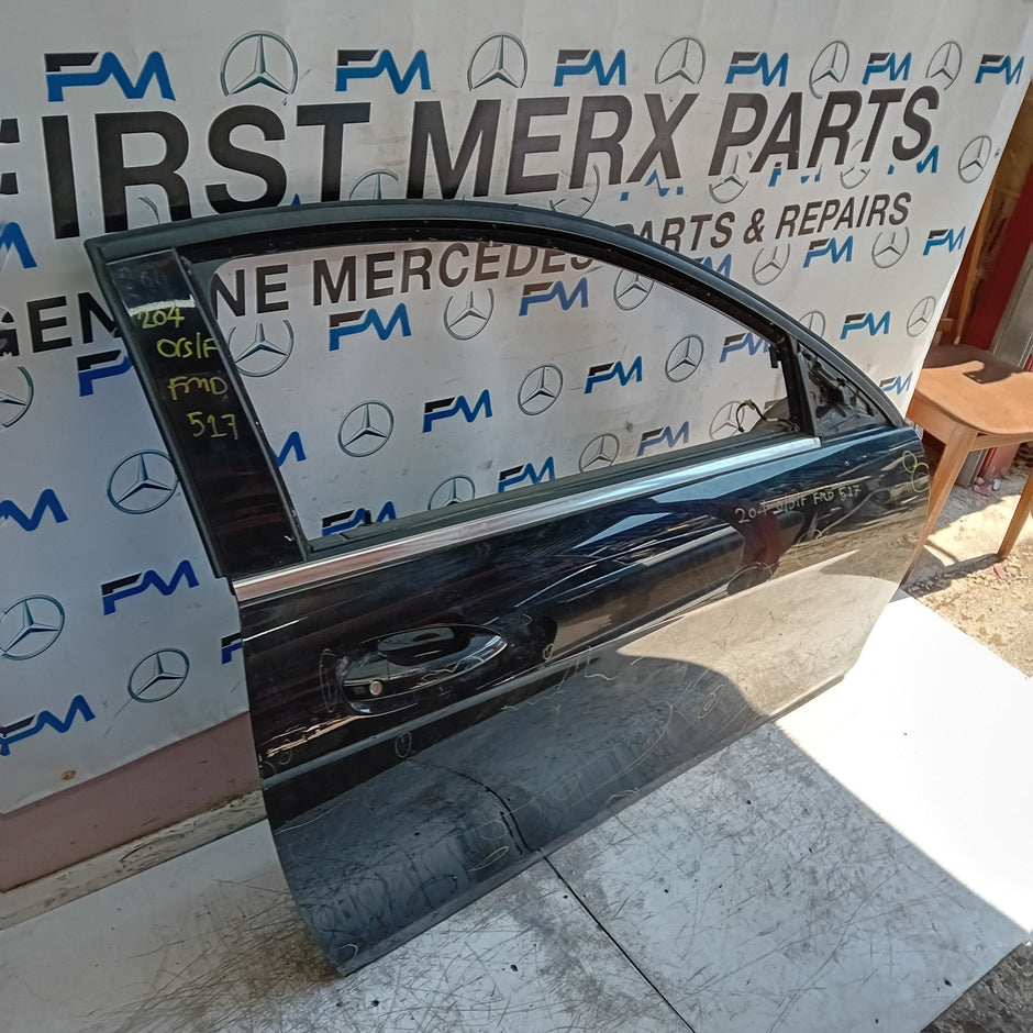 MERCEDES E-CLASS W213 DRIVER FRONT DOOR OSF 2016 ON BLACK COMPLETE  FMD517