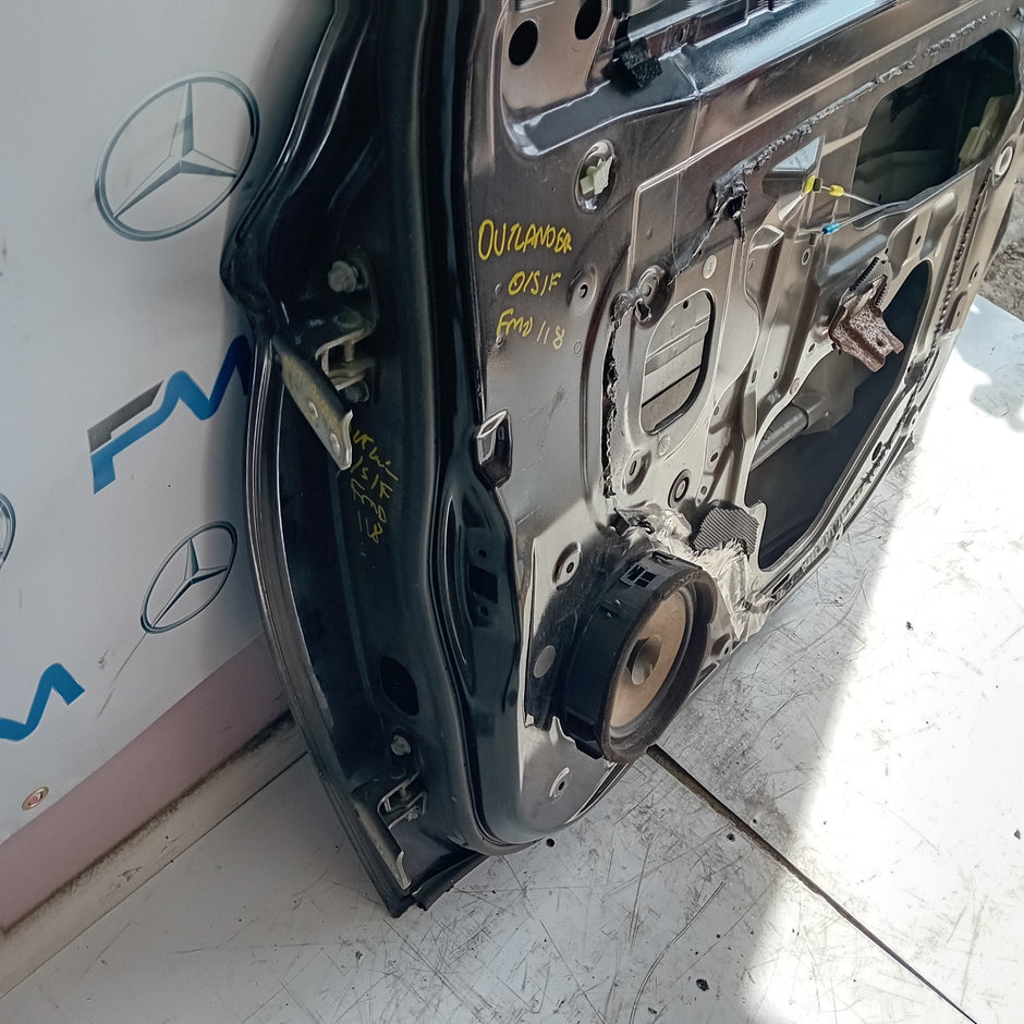 MITSUBISHI OUTLANDER DRIVER SIDE FRONT DOOR O/S/F BLACK FMD118
