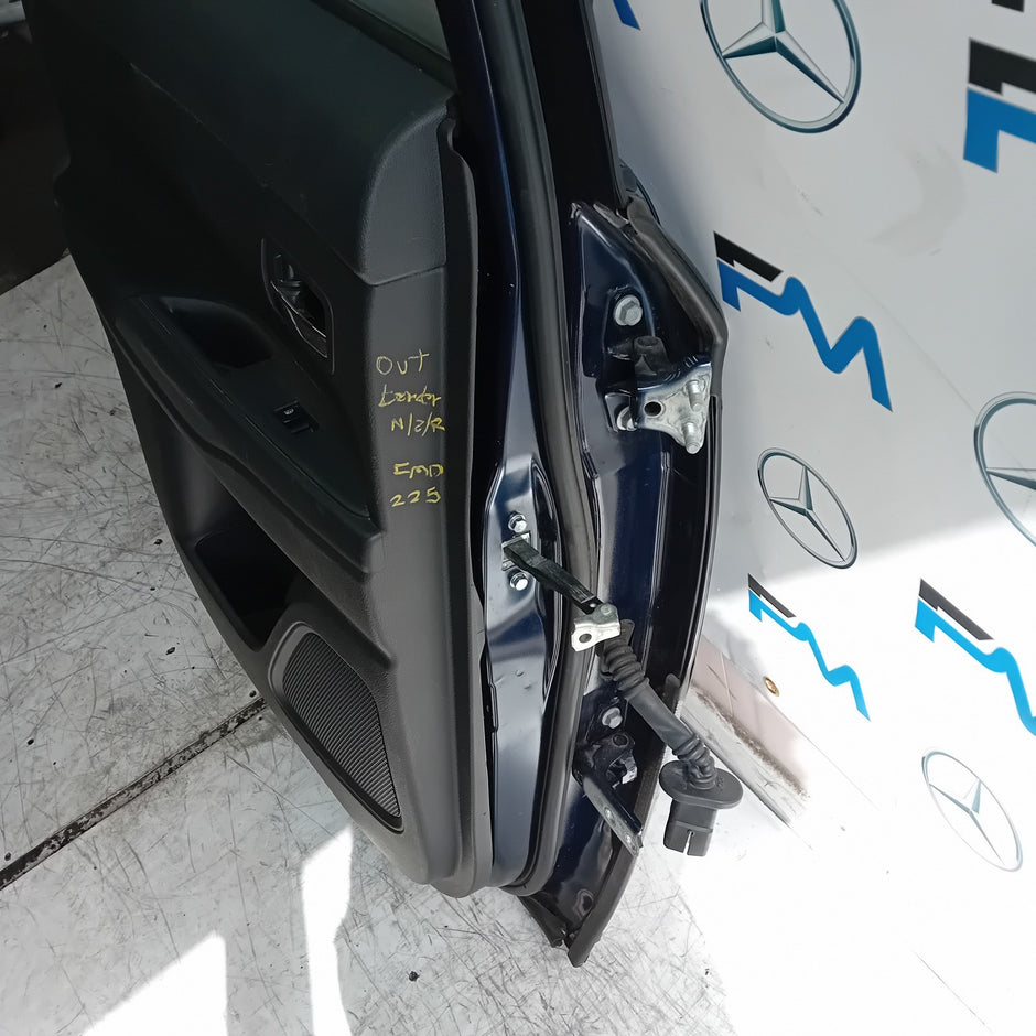 MITSUBISHI OUTLANDER MK3 PASSENGER REAR DOOR NSR BLUE 20123 COMPLETE FMD225