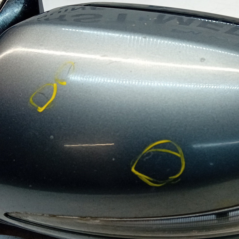 MERCEDES E-CLASS W213 PASSENGER WING MIRROR NSF GREY PL BS A2138103900 FMM67