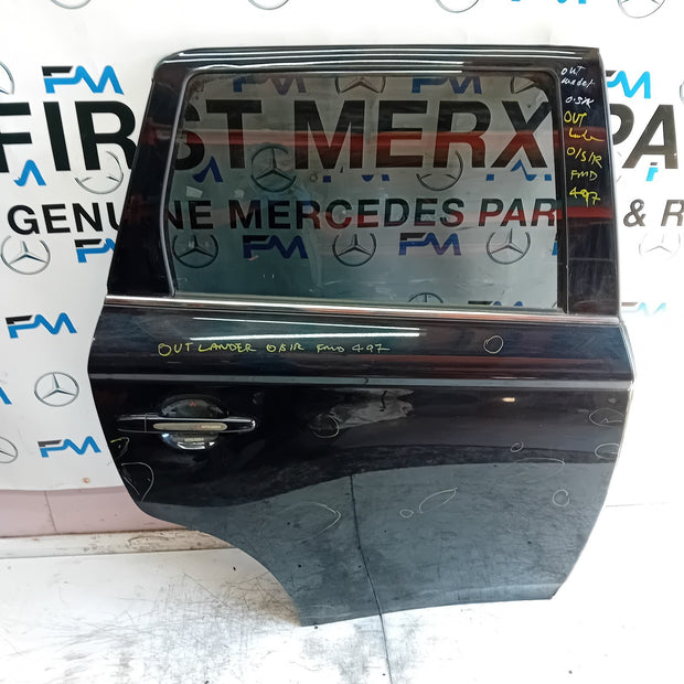 MITSUBISHI OUTLANDER MK3 DRIVER REAR DOOR OSR 2013 BLACK FMD497
