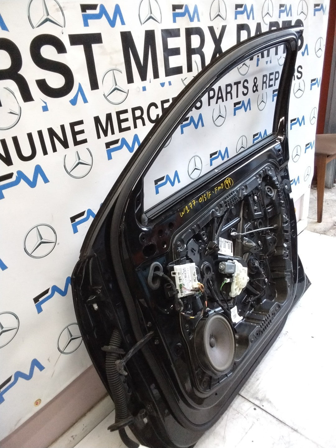 MERCEDES BENZ  A-CLASS W177 DRIVER SIDE FRONT DOOR O/S/F BLACK FMD99