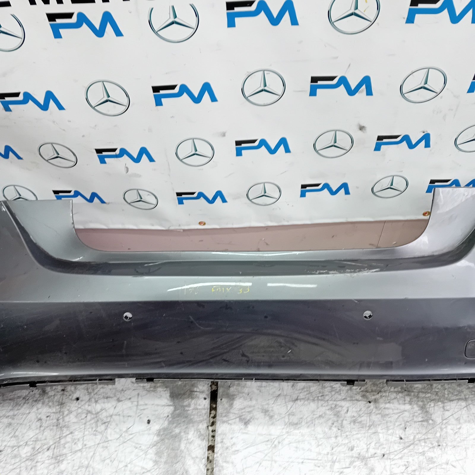 MERCEDES BENZ A-CLASS W176 REAR BUMPER 2012-18 A1768850000 GREY FMX33