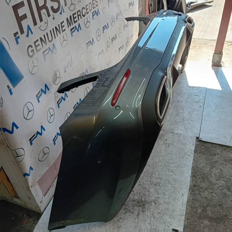 MERCEDES BENZ E-CLASS W213 SLN REAR BUMPER A2138850001 2018 GREY COMPLETE FMX159