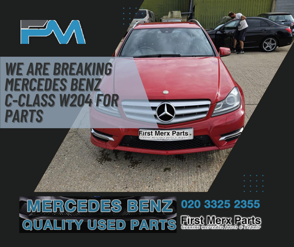 MERCEDES BENZ C-CLASS W204 - BREAKING / ENGINE AND GEAR BOX