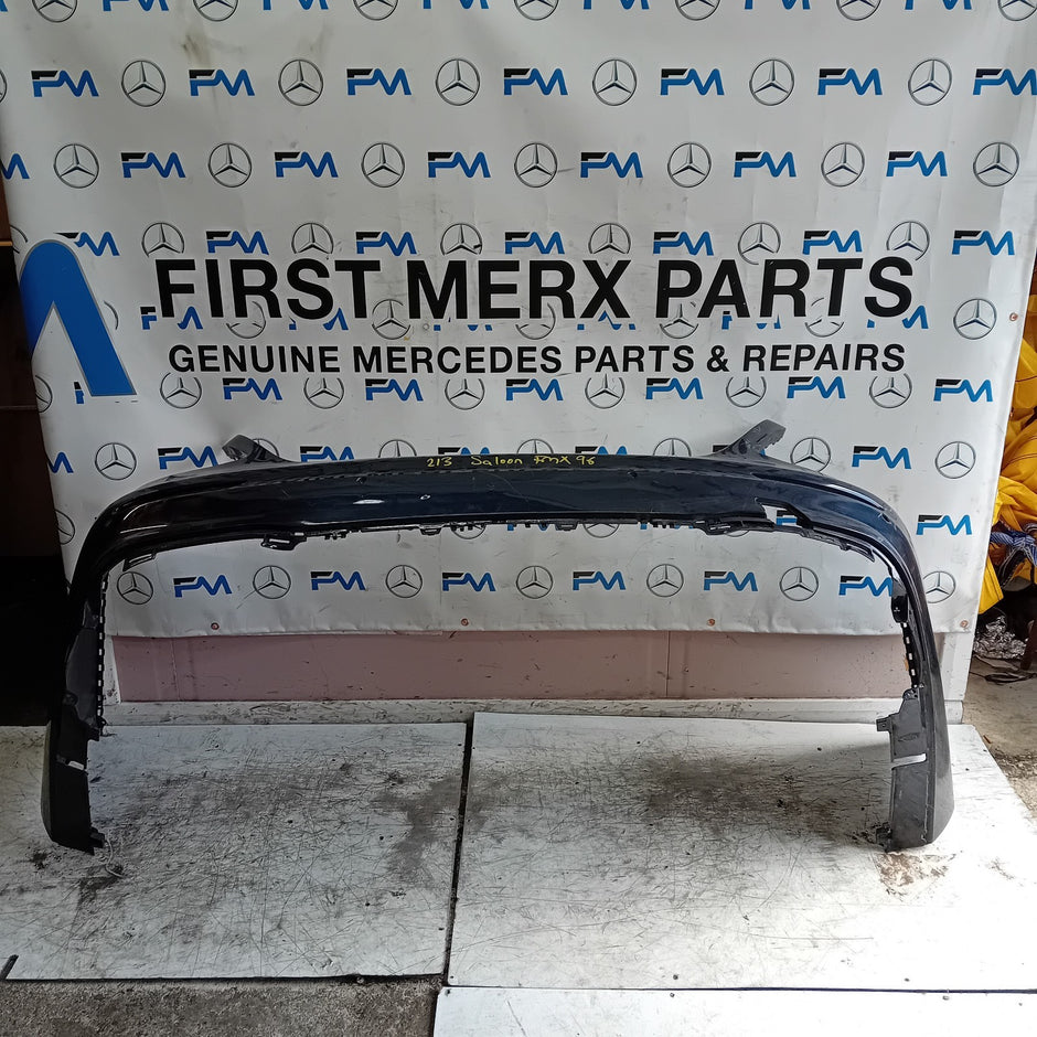 MERCEDES BENZ E-CLASS W213 SALOON BLUE REAR BUMPER 2016 ON A2138850001 FMX96