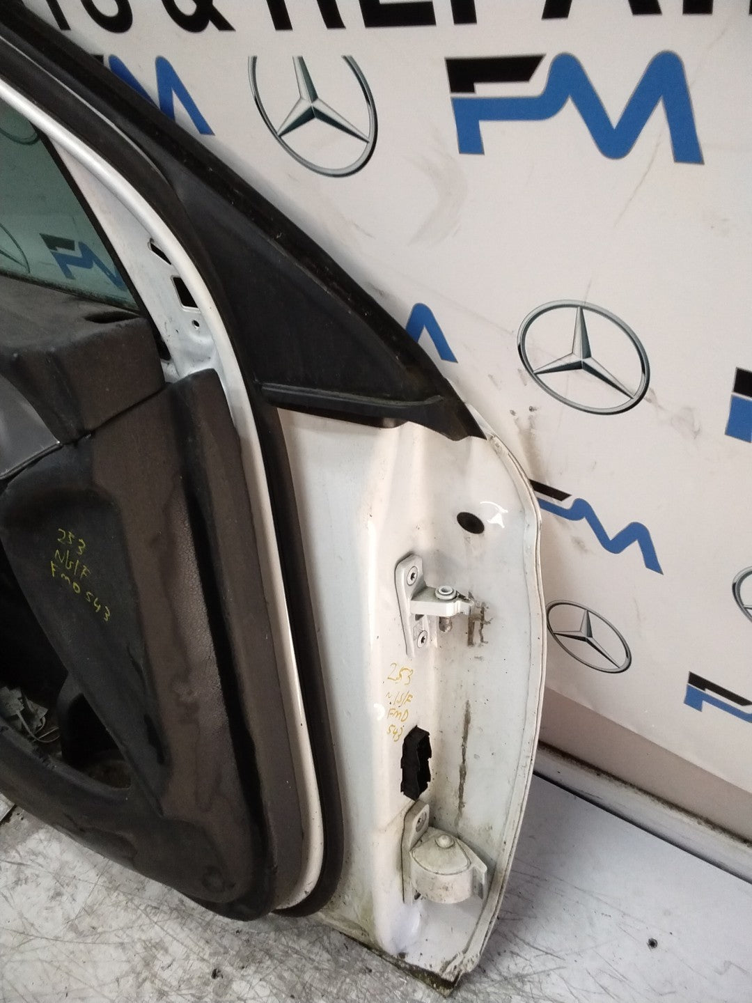 MERCEDES GLC W253 COUPE PASSENGER FRONT DOOR NSF WHITE 2016-2019 FMD543