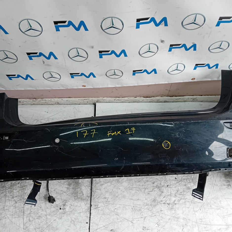 MERCEDES BENZ  A-CLASS W177 REAR BUMPER A1778856502 2018 BLACK FMX17