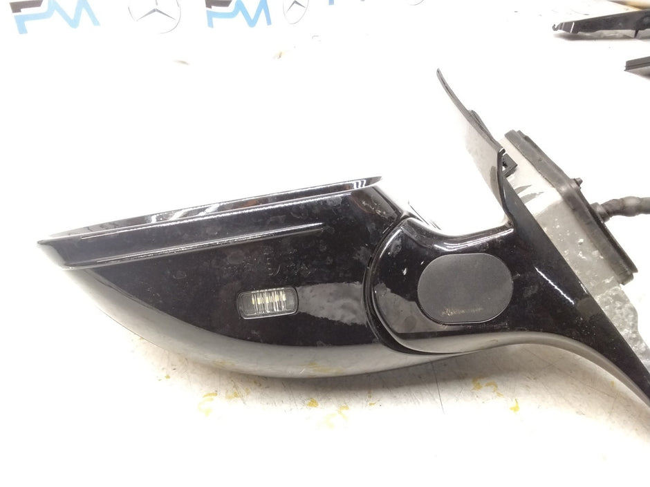 MERCEDES E-CLASS 2016 On W213 PASSENGER SIDE WING MIRROR A2138102500 BLACK FMM15