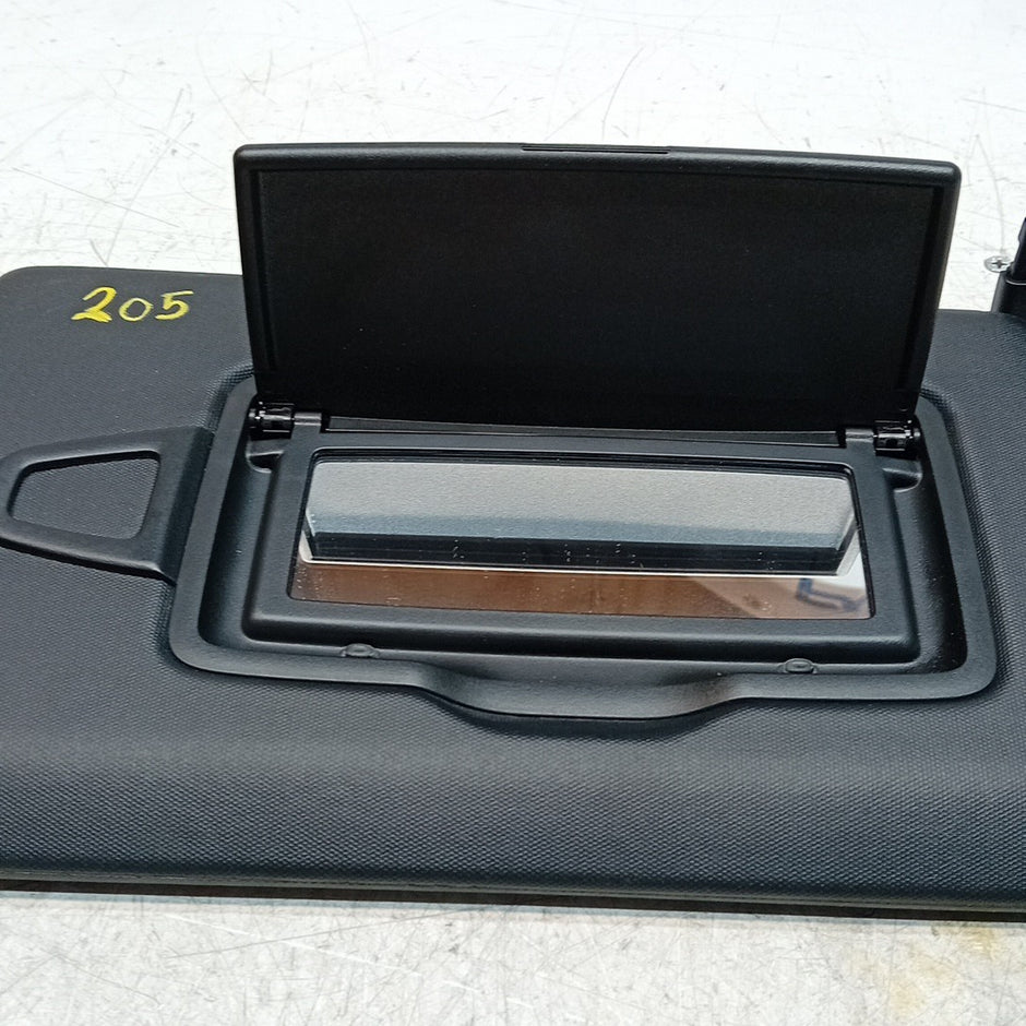 MERCEDES C-CLASS W205 SUN VISOR DRIVER SIDE OS BLACK 2014 FM001621