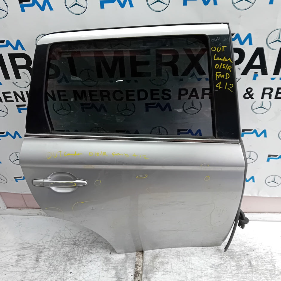 MITSUBISHI OUTLANDER MK3 DRIVER SIDE REAR DOOR OSR SILVER 2013 FMD412