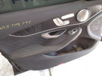MERCEDES C-CLS W205 SLN PASSENGER FRONTDOOR NSF BLACK 2014-2021 COMPLETE FMD575