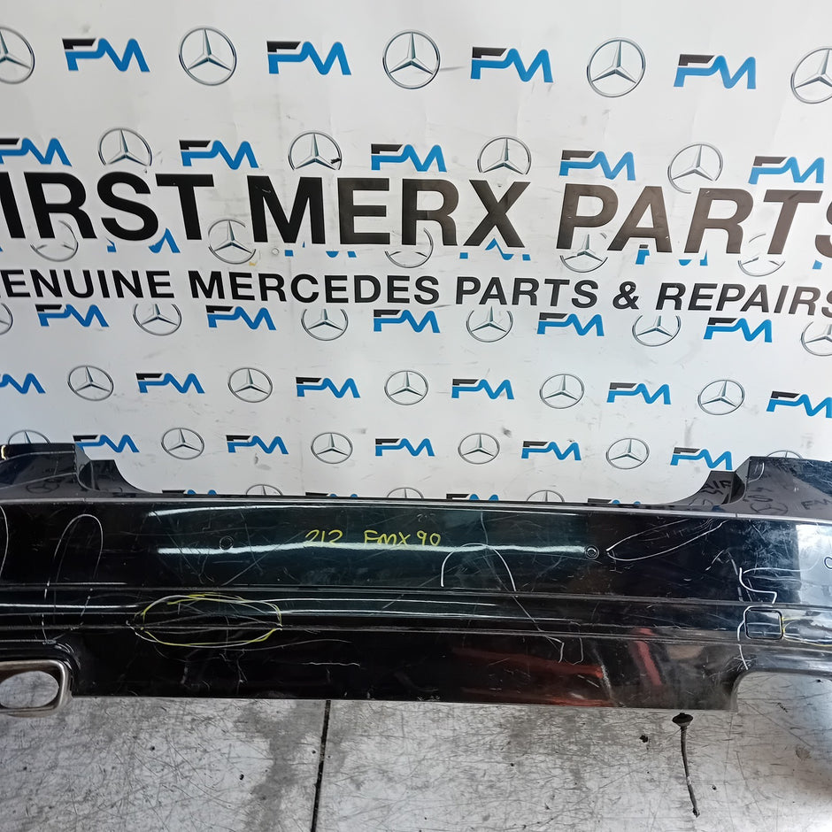 MERCEDES E-CLASS W212 ESTATE REAR BUMPER BLACK 2014 A2128851625 FMX90