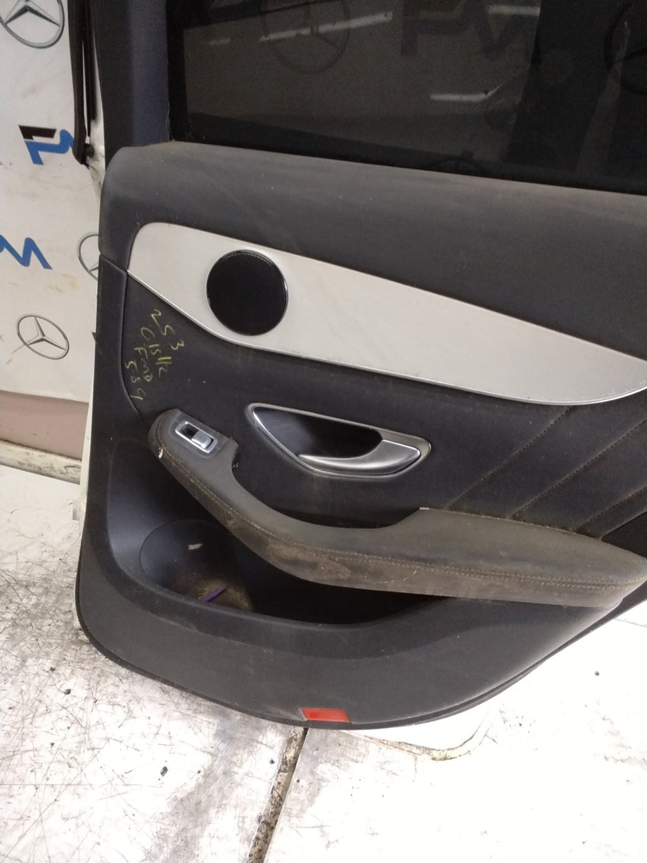 MERCEDES GLC X253  DRIVER REAR DOOR OSR WHITE 2016-22 FMD589