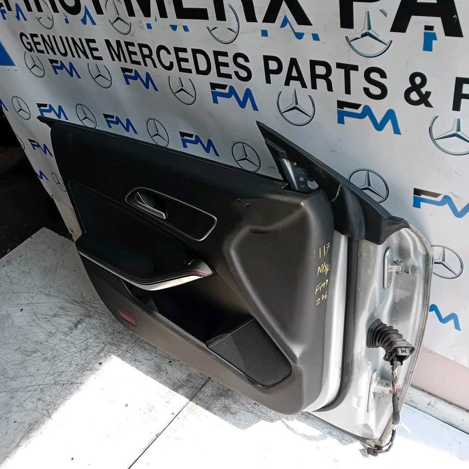 MERCEDES CLA W117 PASSENGER FRONT DOOR NSF 2013-19 SILVER COMPLETE FMD276(1)*