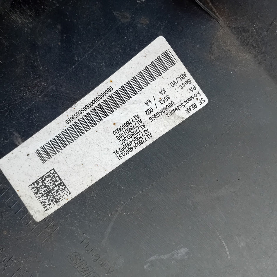 MERCEDES BENZ  A-CLASS W177 REAR BUMPER A1778856502 2018 BLACK FMX17