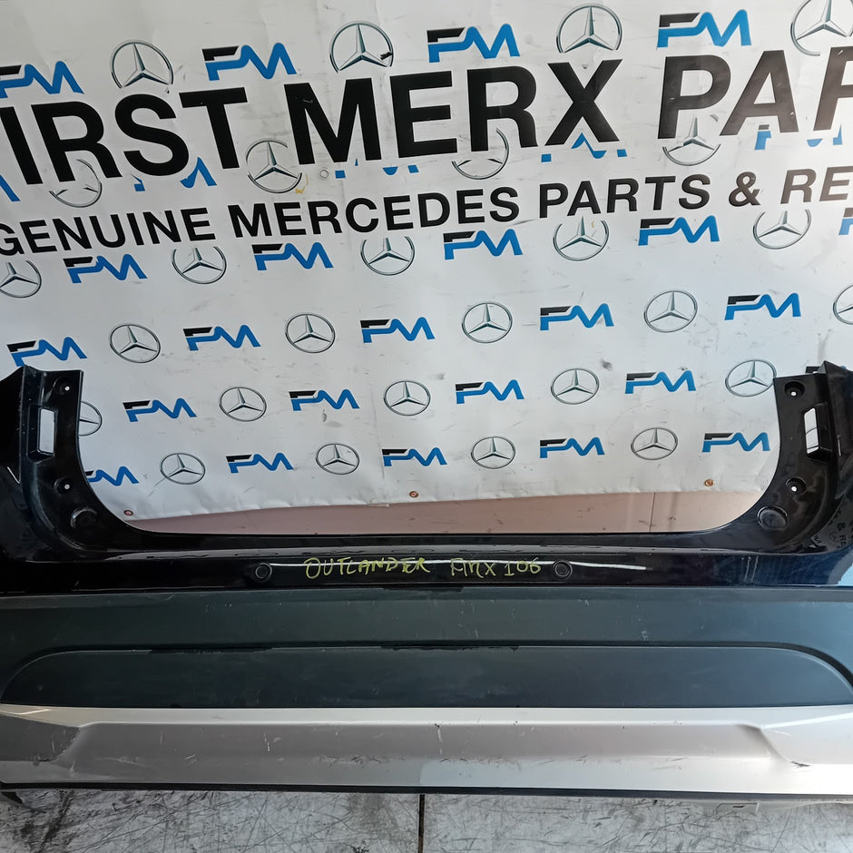 MITSUBISHI OUTLANDER MK3 REAR BUMPER BLACK 2013 COMPLETE FMX106