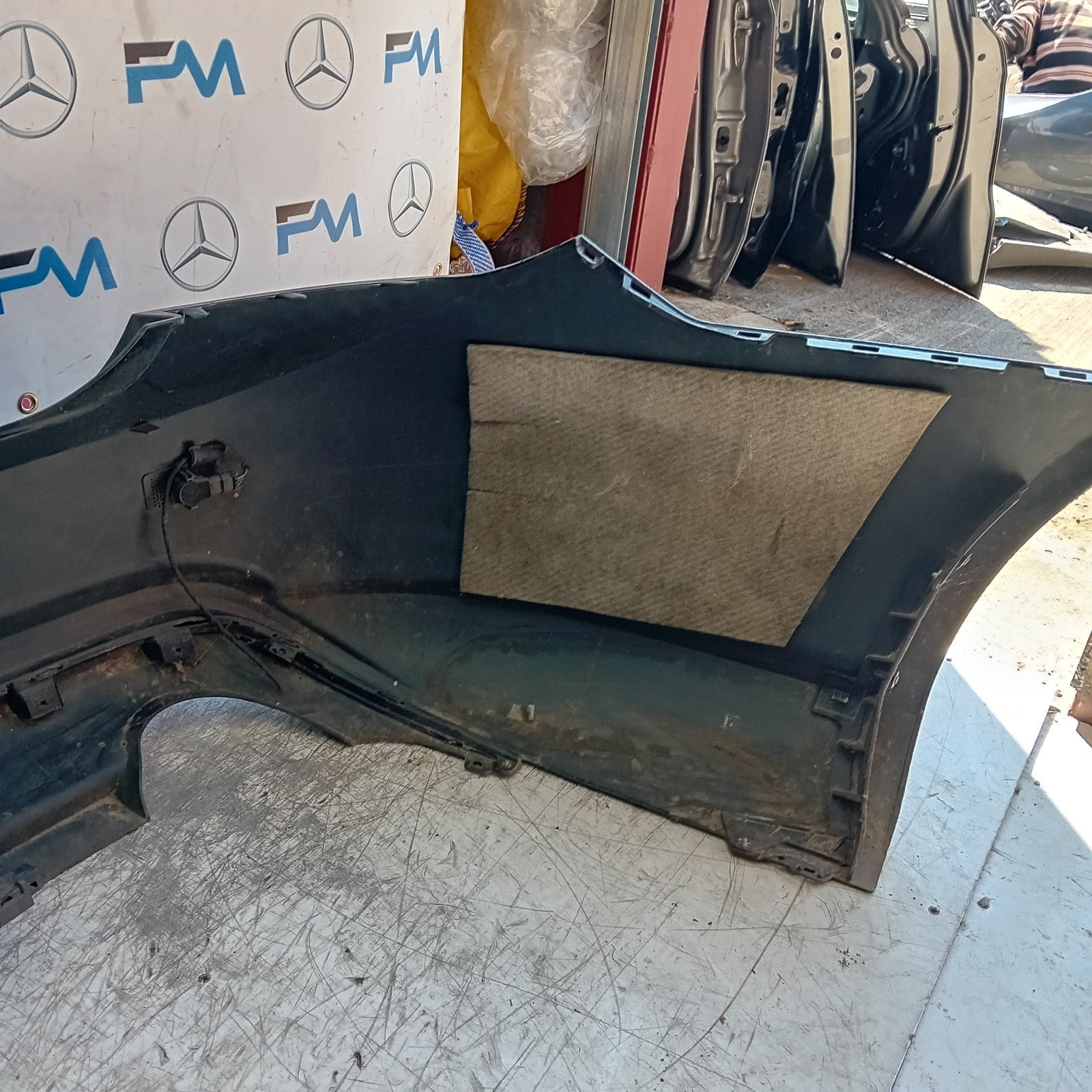 MERCEDES BENZ E-CLASS W207BCOUPE REAR BUMPER BLACK 2013  FMX148