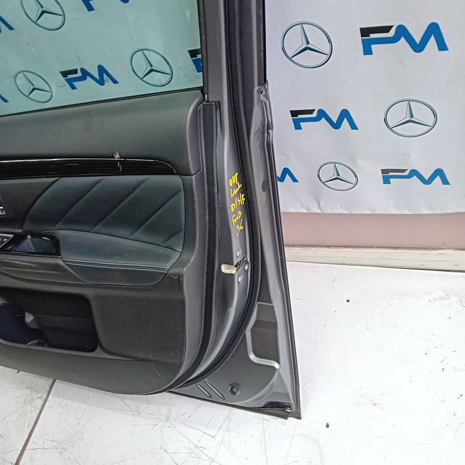 MITSUBISH OUTLANDER DRIVER SIDE FRONT DOOR O/S/F COMPLETE SILVER FMD36
