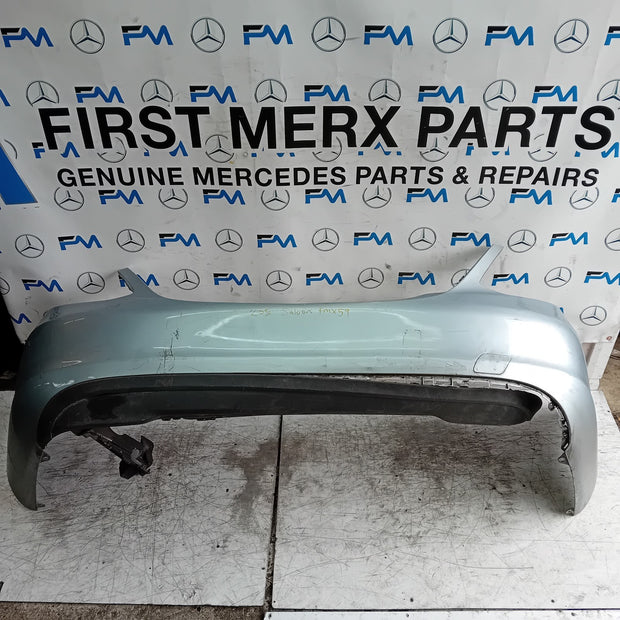 MERCEDES BENZ C-CLASS W205 SALOON REAR BUMPER 2015 SILVER A2058850138 FMX59