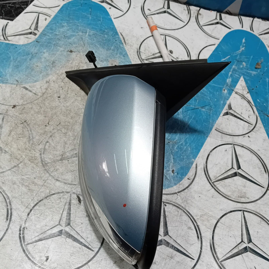 2007/2015 MERCEDES C E CLASS LEFT SIDE HEATED WING MIRROR IN SILVER