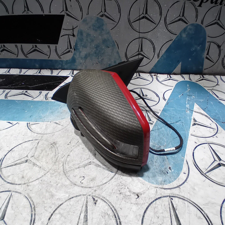 2013-2018 MERCEDES BENZ A CLASS W176 WING MIRROR PASSENGER LEFT NSF  Red & BLACK