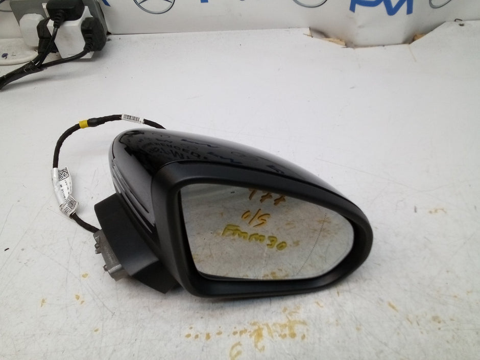 MERCEDES A-CLASS  W177 DRIVER SIDE WING MIRROR A1778108804 BLACK FMM30