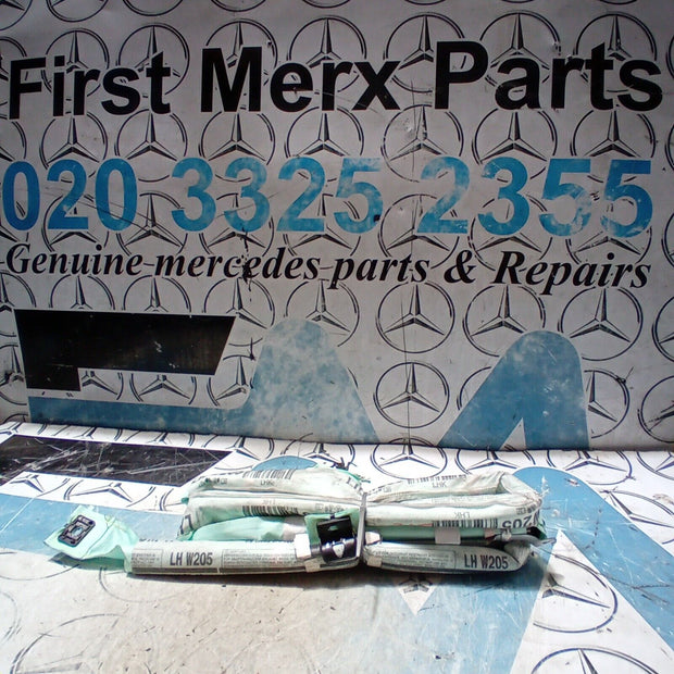 2017 MERCEDES C CLASS W205 SALOON LEFT NEARSIDE ROOF CURTAIN A2058600402 FM114