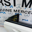 MERCEDES BENZ CLA W117 DRIVER REAR DOOR OSR 2013-19 WHITE COMPLETE FMD411