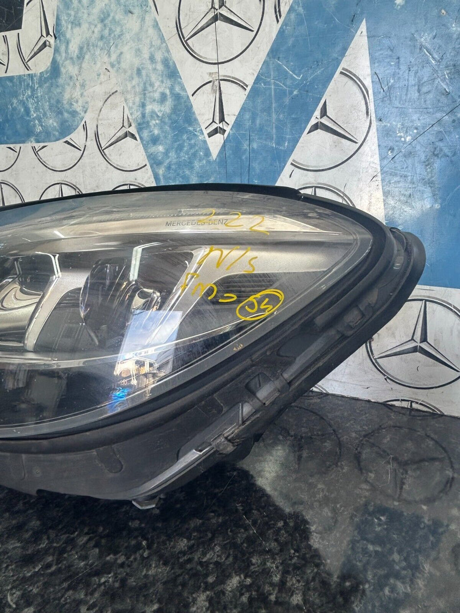 MERCEDES S CLASS W222 PASSENGER SIDE HEADLIGHT A2229061502  14-22 FMH54