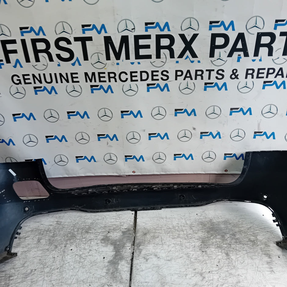 MERCEDES BENZ  GLE W166 SALOON REAR BUMPER SKIN BLACK 2016 A1668850938 FMX82