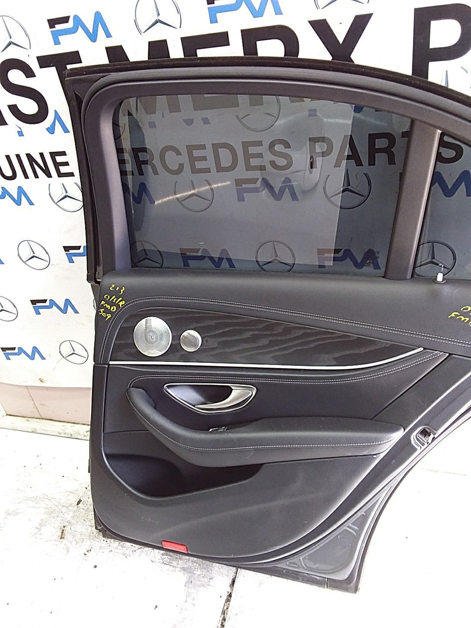 MERCEDES E-CLS W213 SLN DRIVER REAR DOOR OSR GREY 2016 ONWARDS COMPLETE FMD609