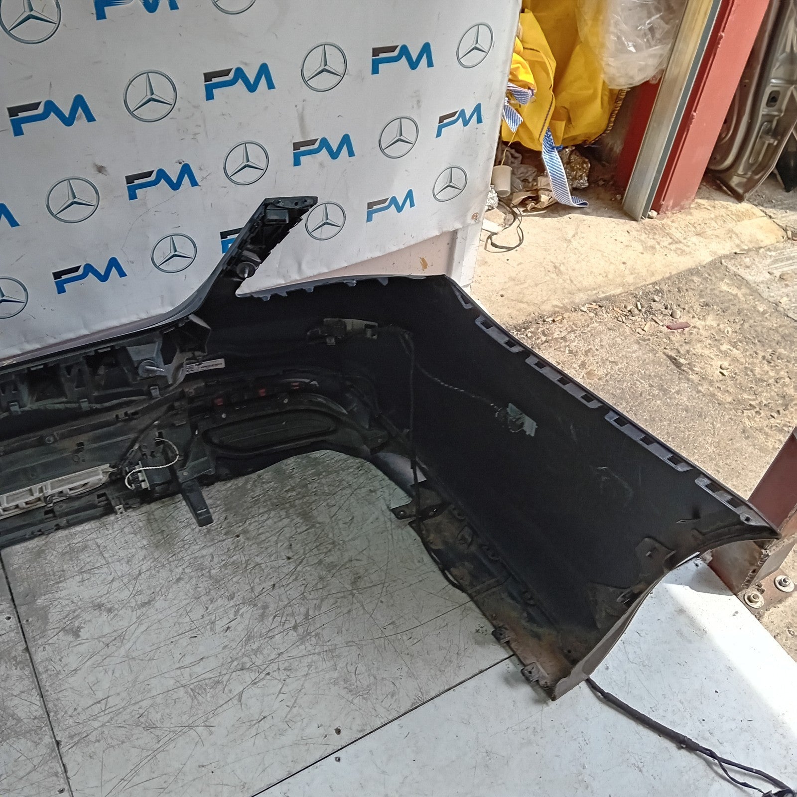 MERCEDES BENZ S-CLASS W222 SALOON REAR BUMPER BLUE 2014 ON A2228802601 FMX135