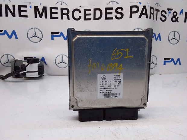 MERCEDES E-CLASS 2012 ENGINE  CONTROL MODULE A6519007003 FM00394