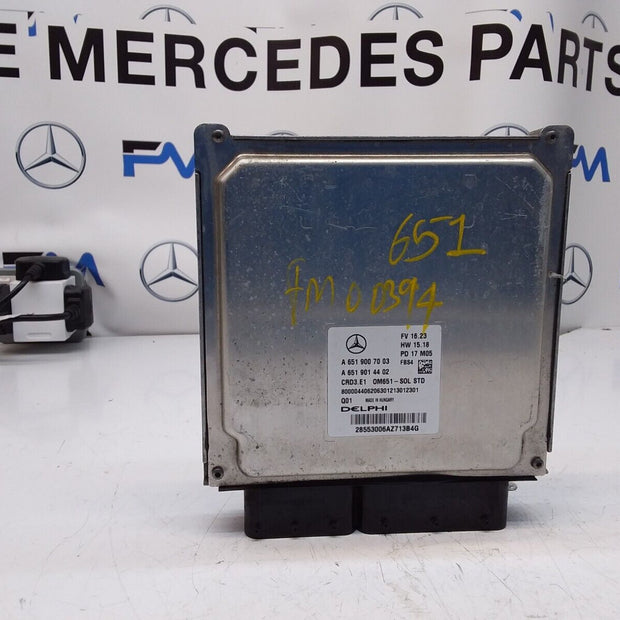 MERCEDES E-CLASS 2012 ENGINE  CONTROL MODULE A6519007003 FM00394