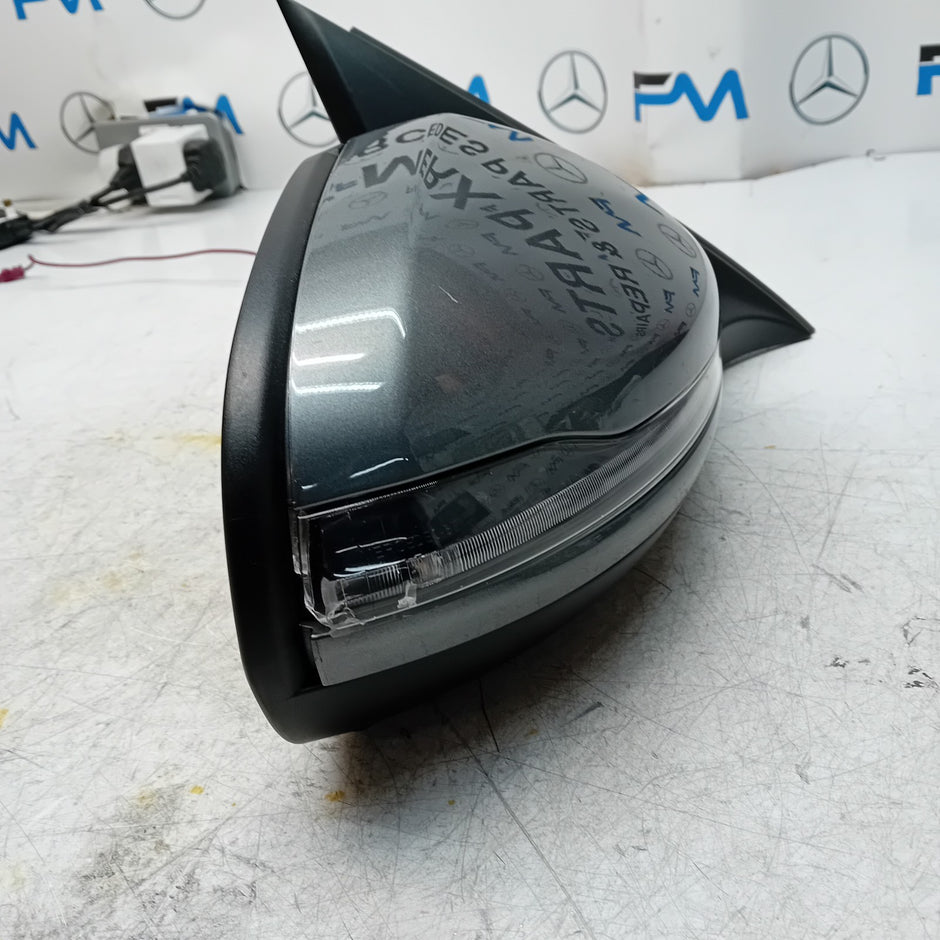 MERCEDES BENZ C-CLASS W253 DRIVER WING MIRROR OS GREY PL A2538103401 FMM84