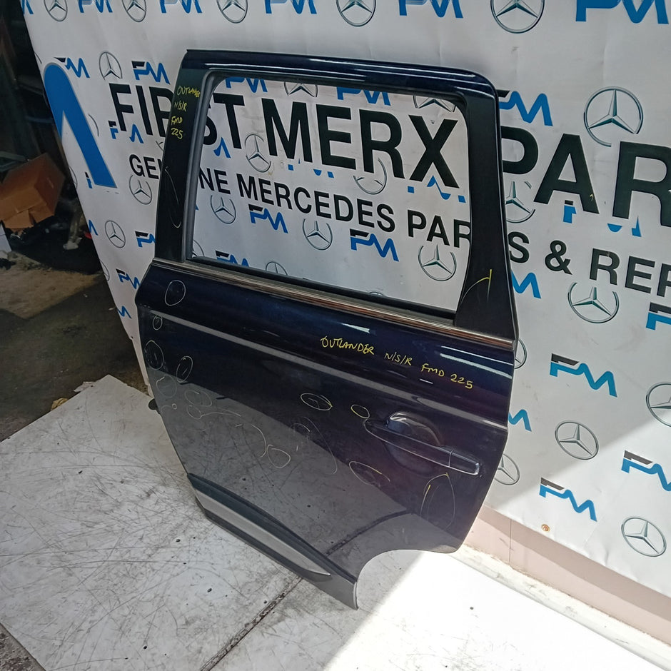 MITSUBISHI OUTLANDER MK3 PASSENGER REAR DOOR NSR BLUE 20123 COMPLETE FMD225
