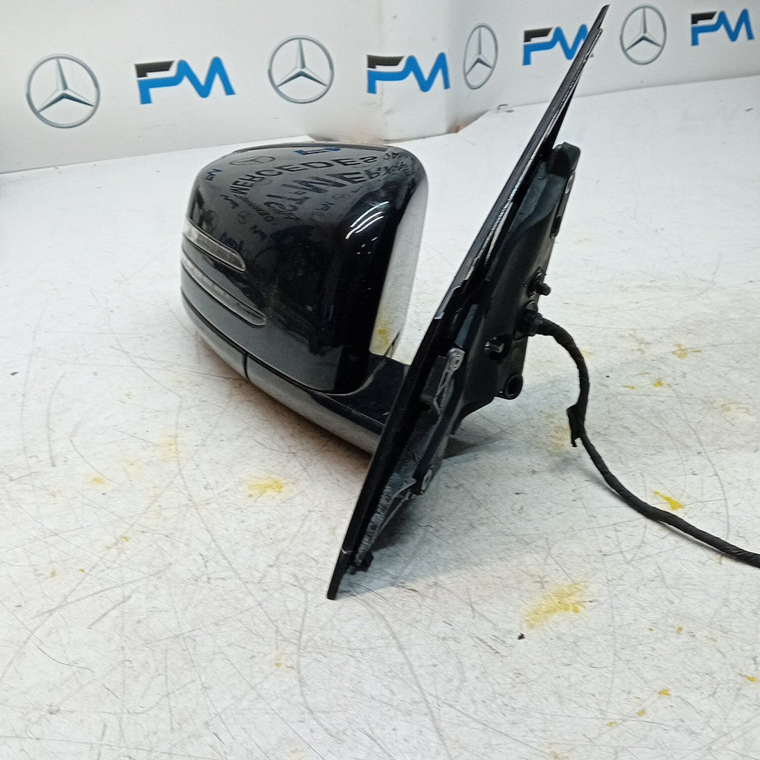 MERCEDES B-CLASS W246 DRIVER WING MIRROR IS BLACK A2468103016 FMM77