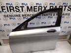 MERCEDES C-CLASS W205 PASSENGER SIDE FRONT DOOR N/S/F COMPLETE SILVER FMD105
