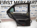 MERCEDES BENZ E-CLASS W212 PASSENGER SIDE REAR DOOR N/S/R COMPLETE SILVER FMD78